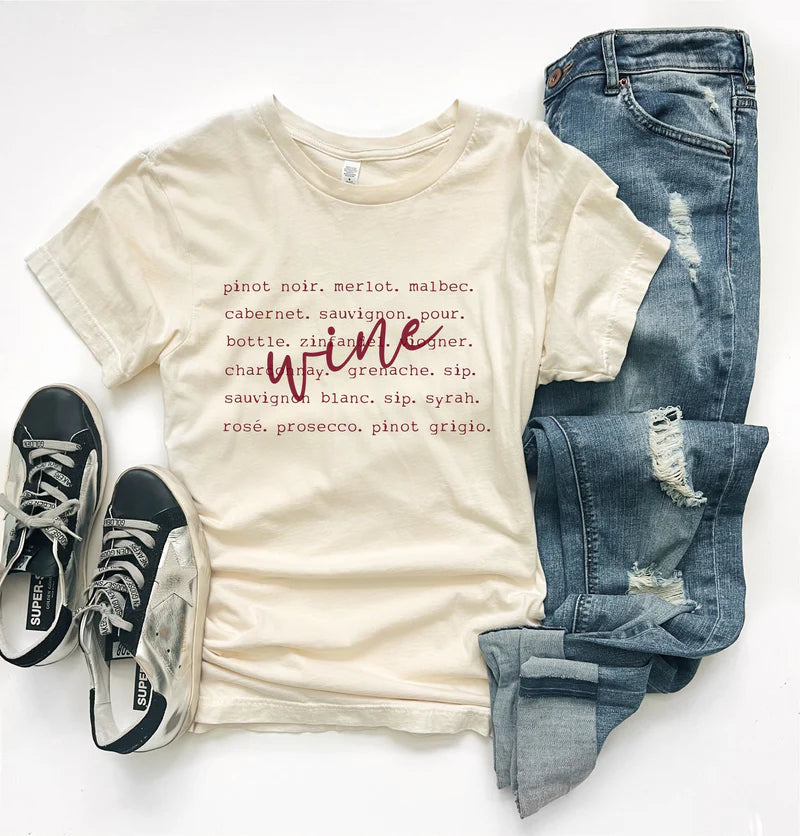 PREORDER: Wine Words T-Shirt