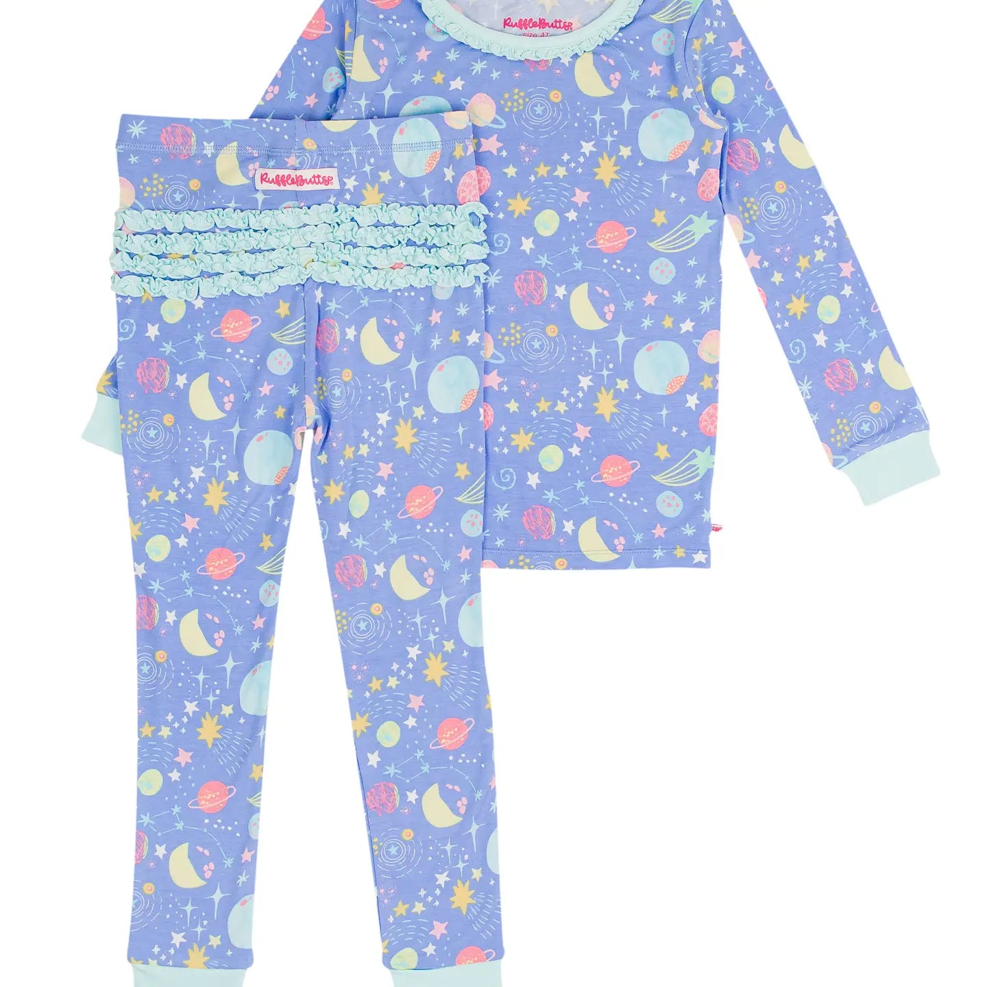 PREORDER Girls RuffleButts Pajamas (Newborn-16)