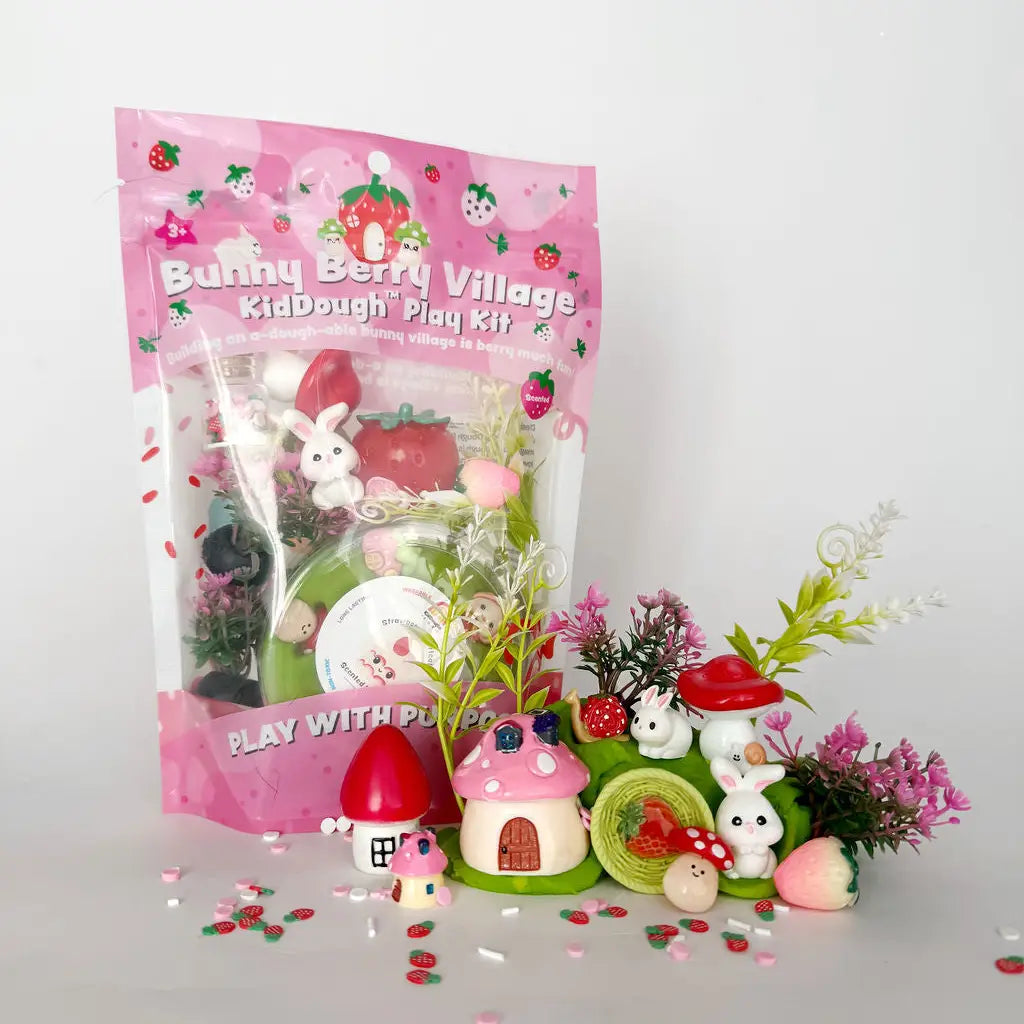 PREORDER: Bunny Berry Village Kiddough Play Kit