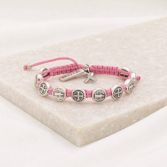 Blessings For A Cure Bracelet - Pink / Silver