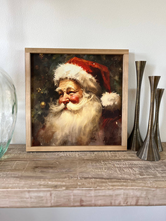 Vintage Santa 1 | Christmas Decor, Christmas Wall Art