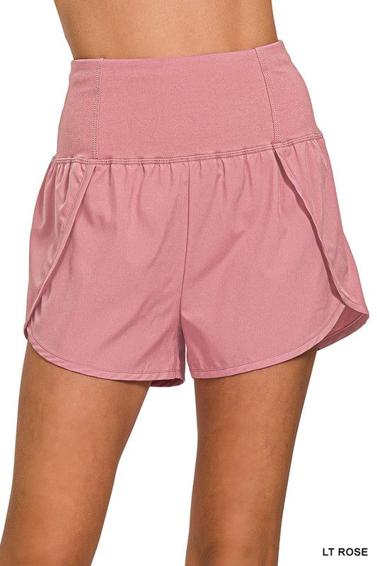 Zenana High Waisted Running Shorts