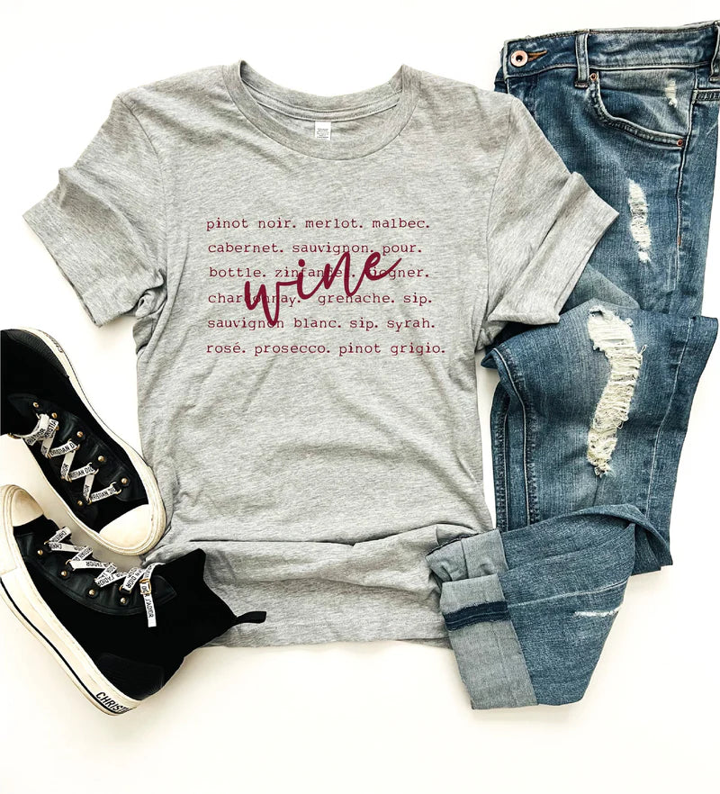 PREORDER: Wine Words T-Shirt