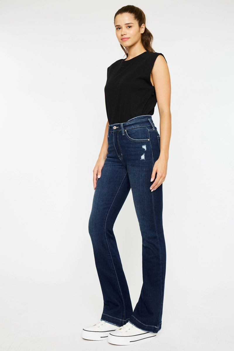 PREORDER: KanCan High Rise Wide Hem Bootcut JEANS