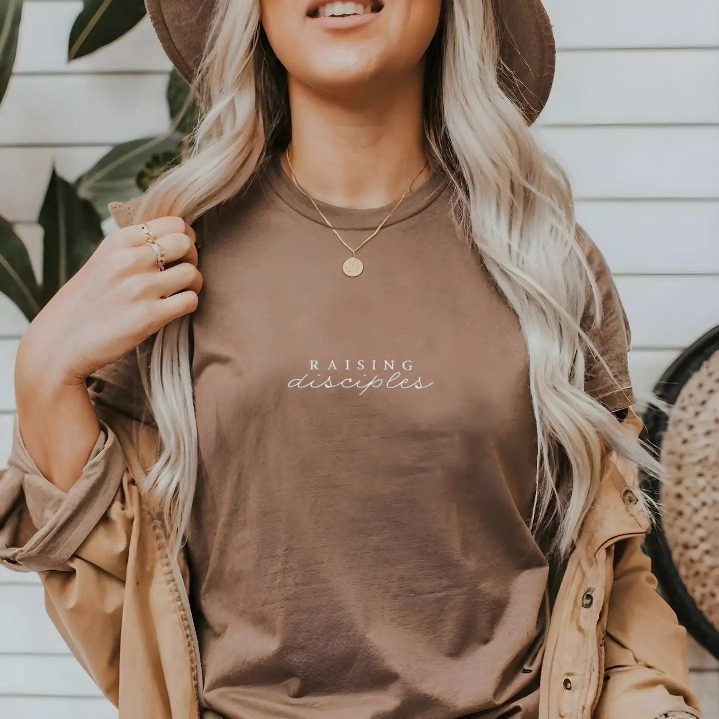 Raising Disciples Embroidered Comfort Colors Christian Shirt