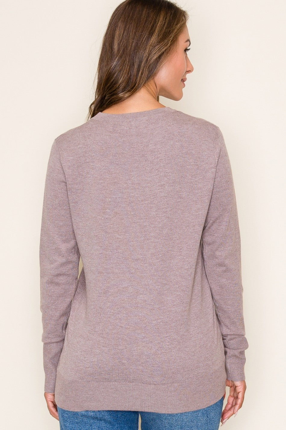 PREORDER: Staccato Long Sleeve Button Cuff Pullover