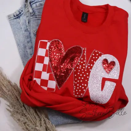 PREORDER: Red Love Valentine Sweatshirt