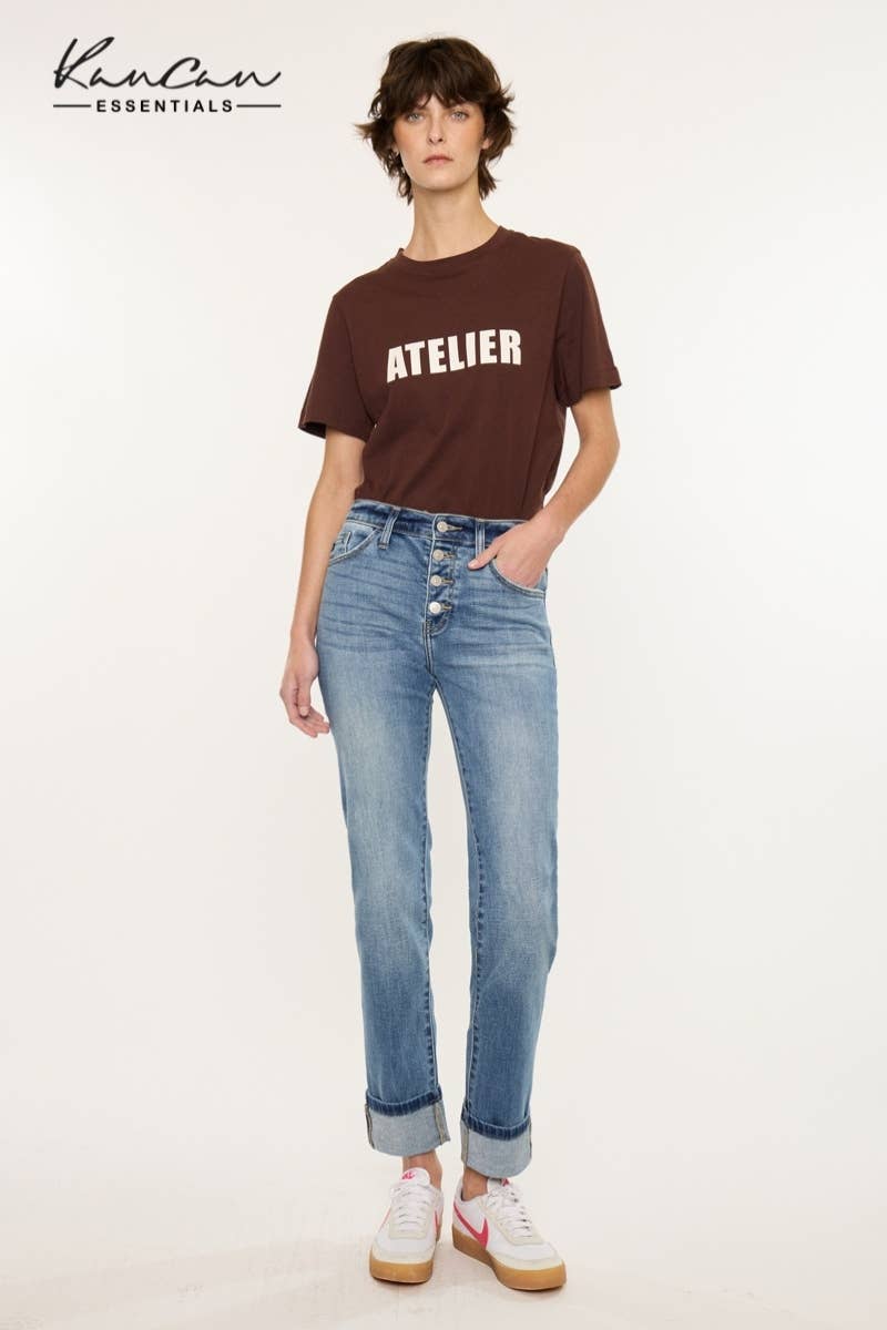 HIGH RISE SKINNY STRAIGHT-KC20101M