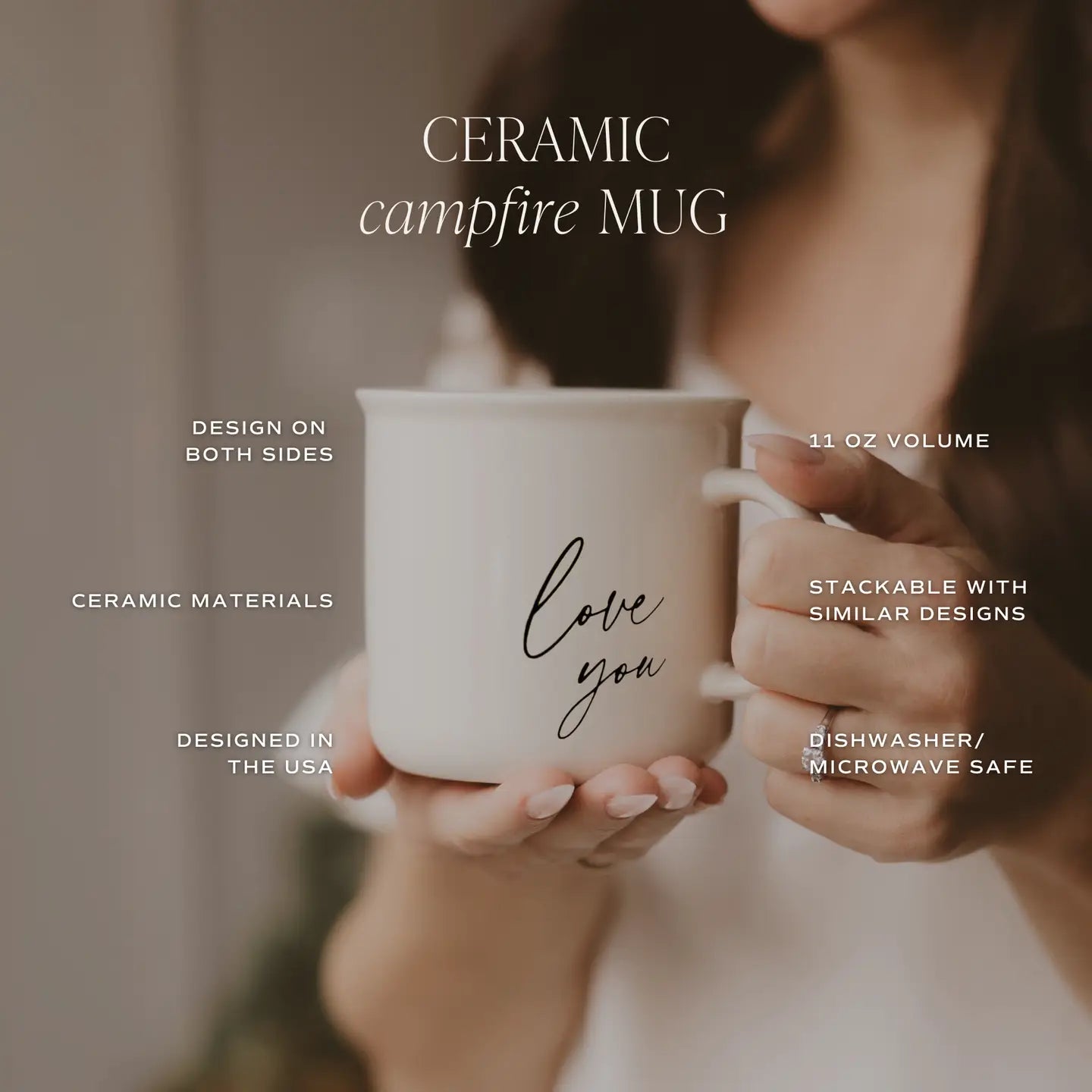 PREORDER: Love You 11oz Campfire Coffee Mug - Home Decor & Gifts