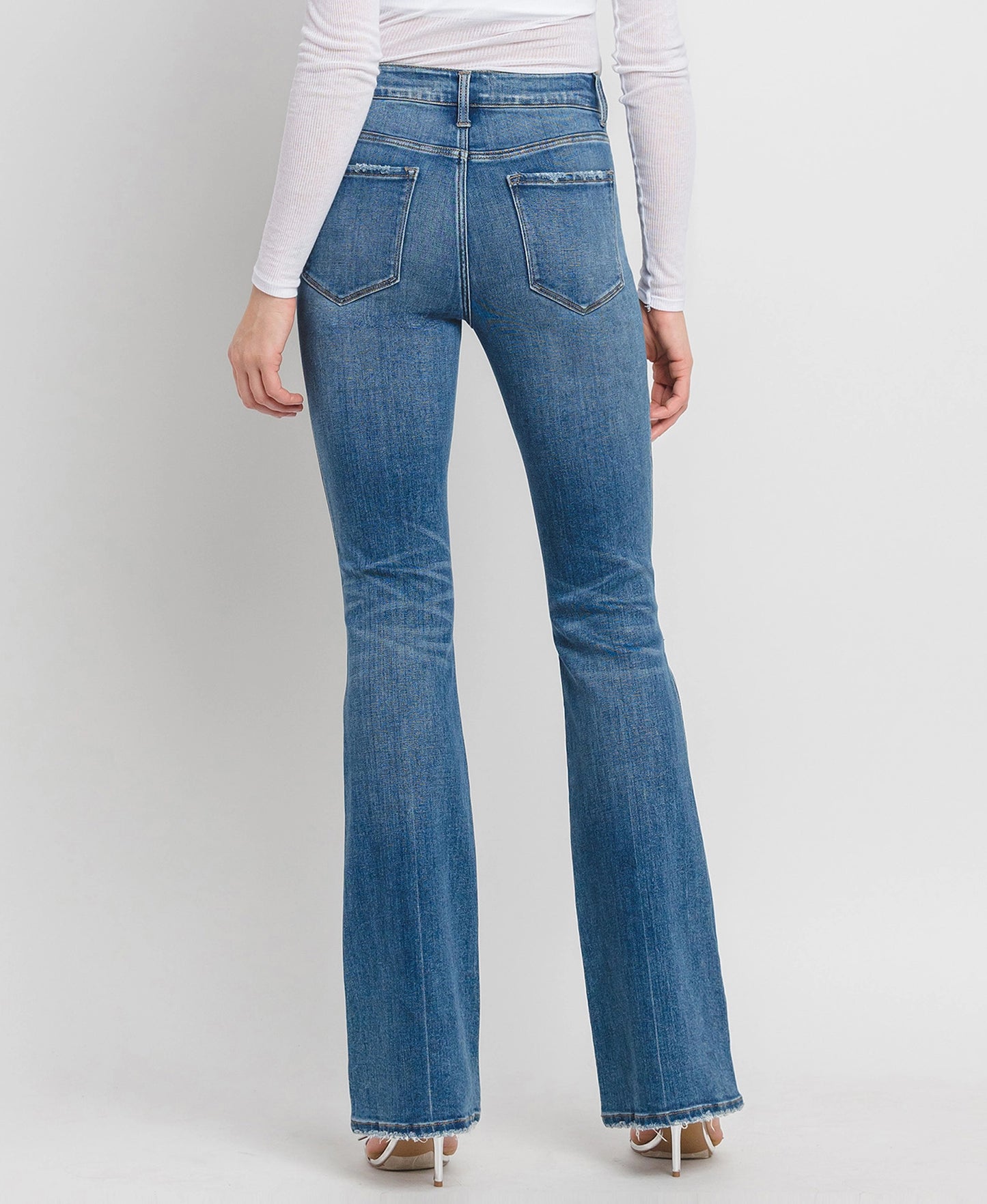 PREORDER: Flying Monkey High Rise Full Length Bootcut Jeans