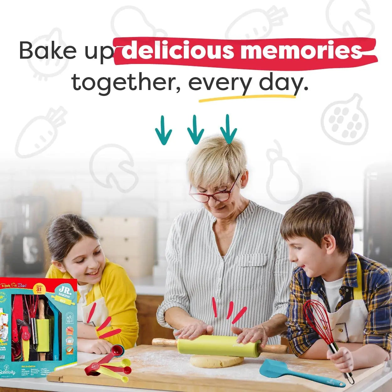 PREORDER: 31 Pcs Kids Cooking & Baking Set