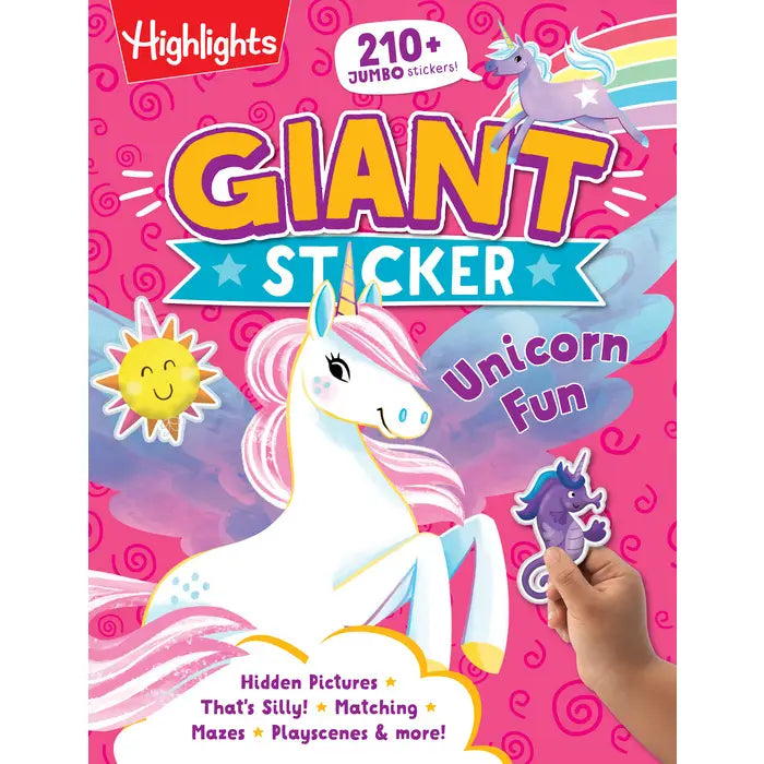 PREORDER: Giant Sticker Unicorn Fun