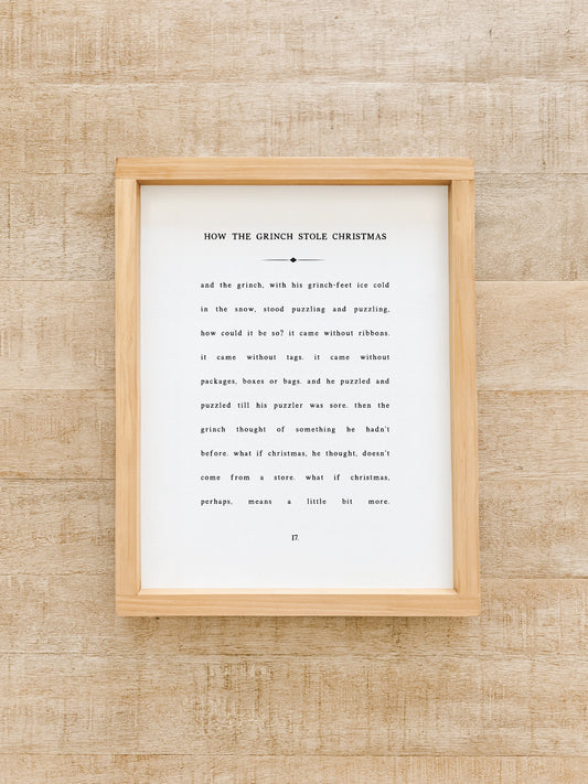 PREORDER: How the Grinch Stole Christmas Wood Sign