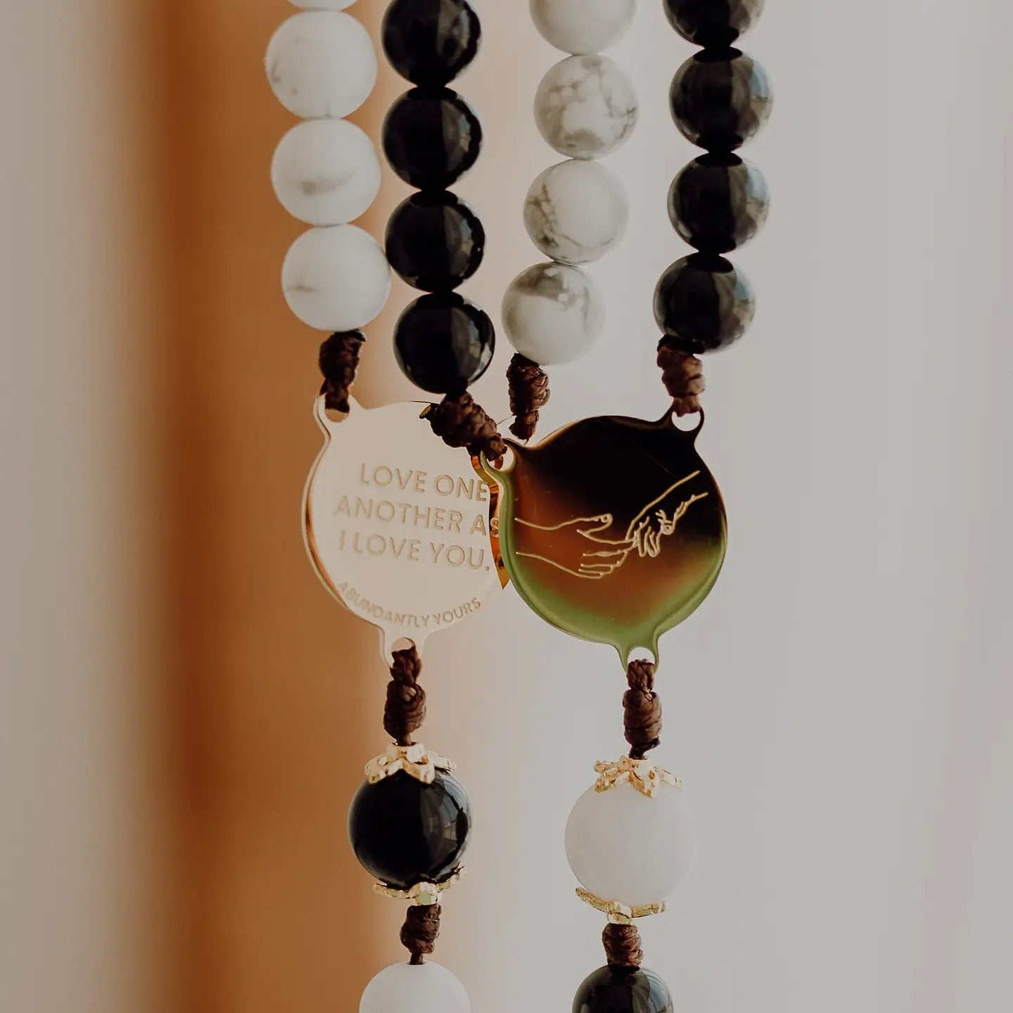 Bride + Groom Rosary Set