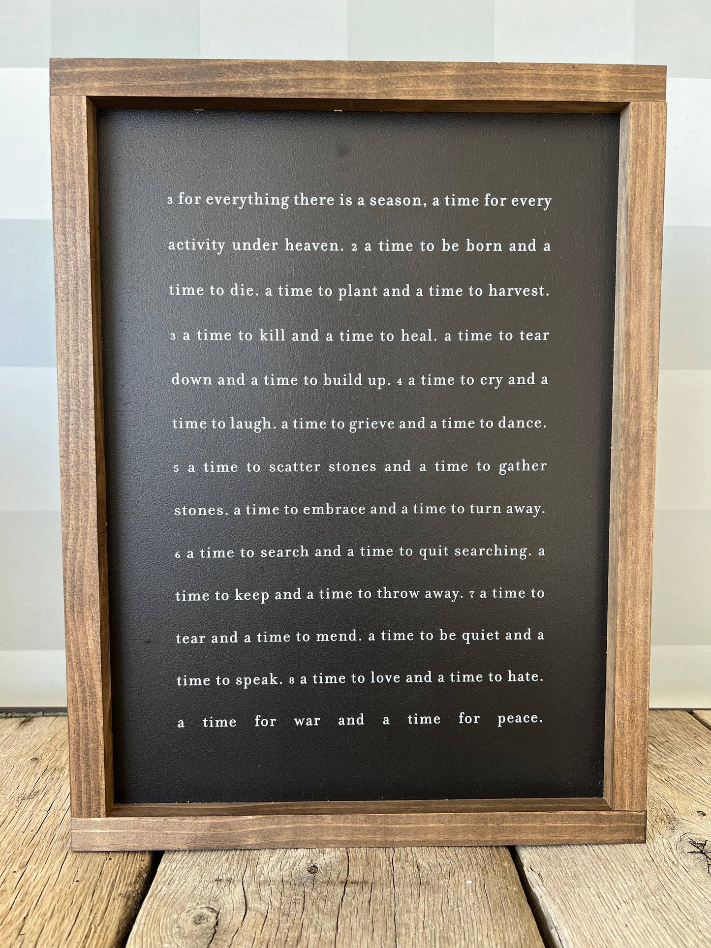 For Everything There Is A Season, Ecclesiastes 3 | Christian