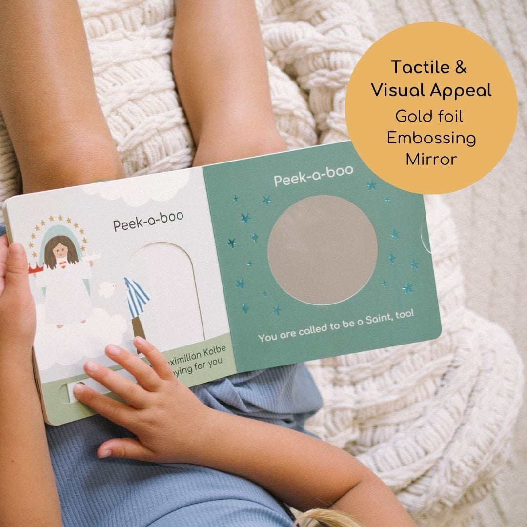 PREORDER: Peek-A-Boo Saints 2 - Catholic Board Book