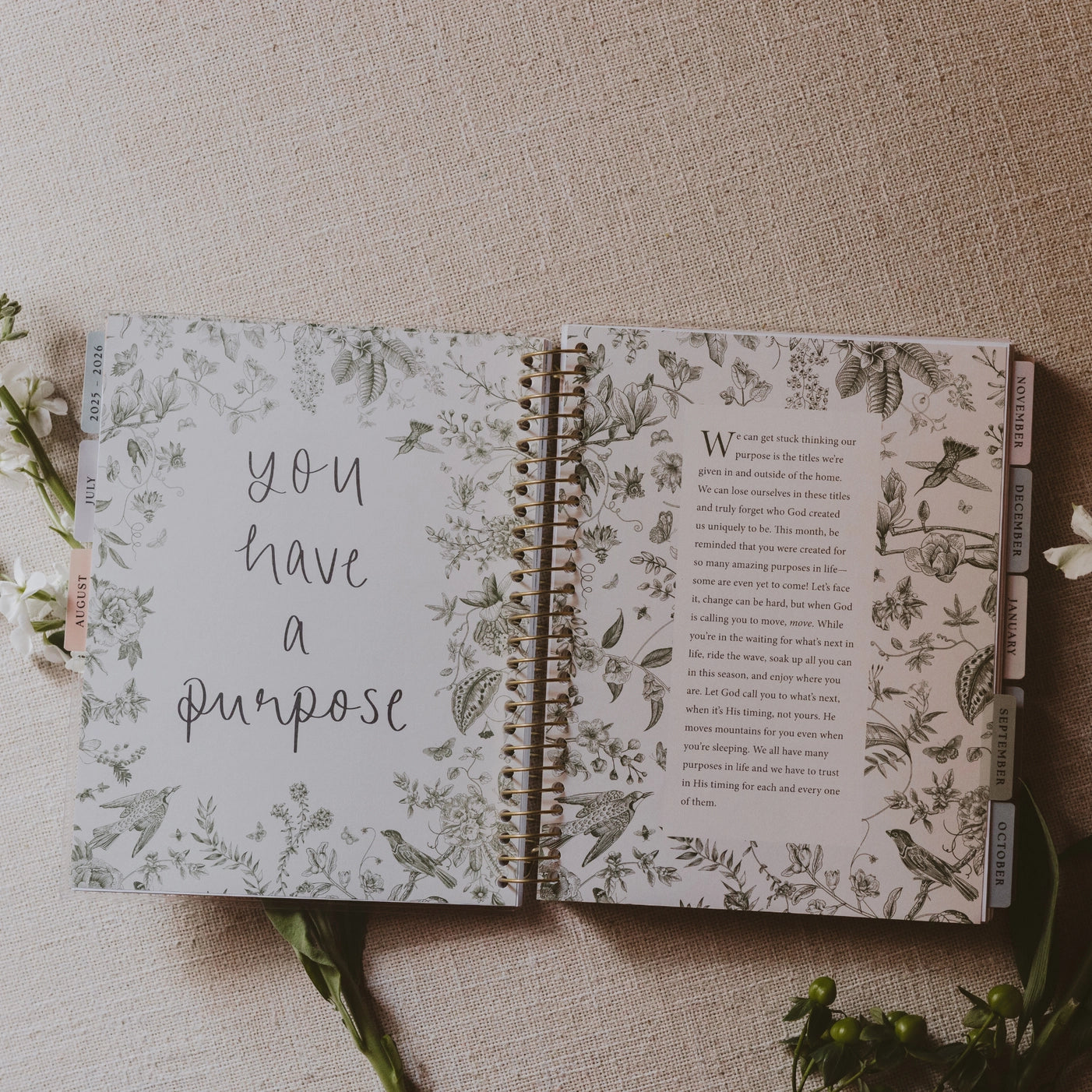 PREORDER: ou Have A Purpose 2025-2026 18 Month Planner