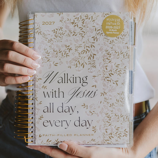 PREORDER: Walking with Jesus 2026-2027 18 Month Planner