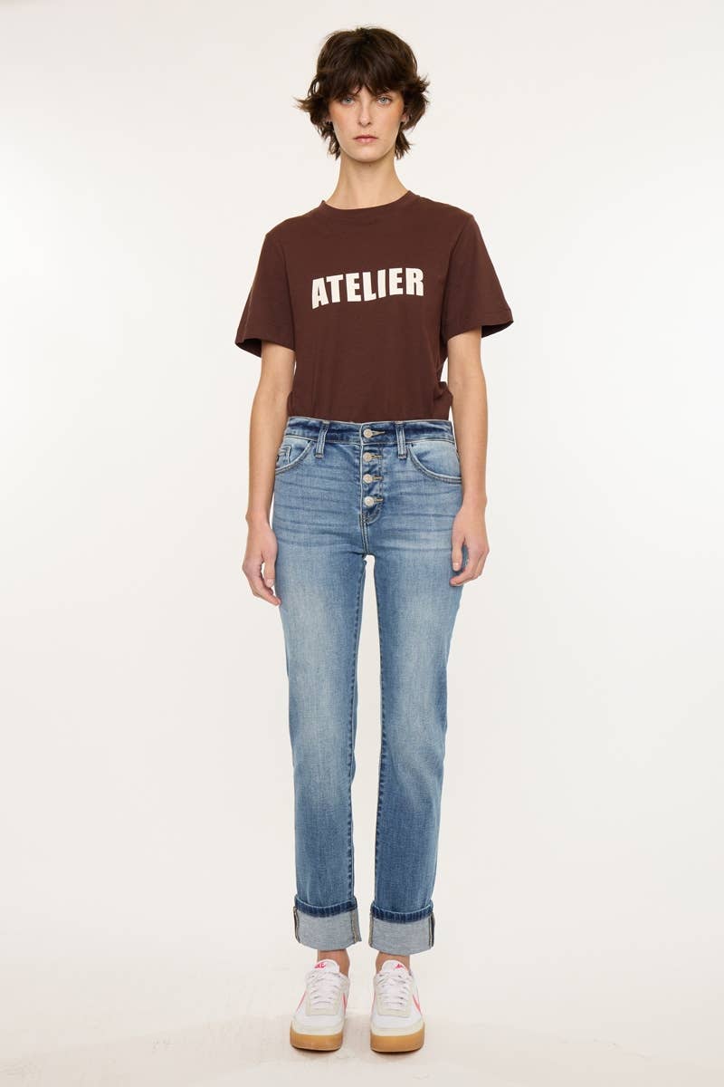 HIGH RISE SKINNY STRAIGHT-KC20101M
