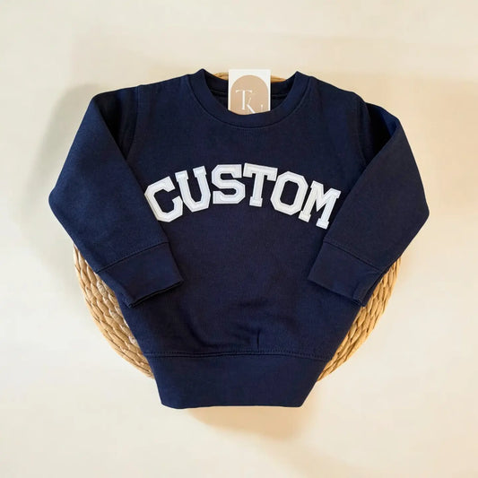 PREORDER: Custom Toddler Kids Crewneck Sweatshirt