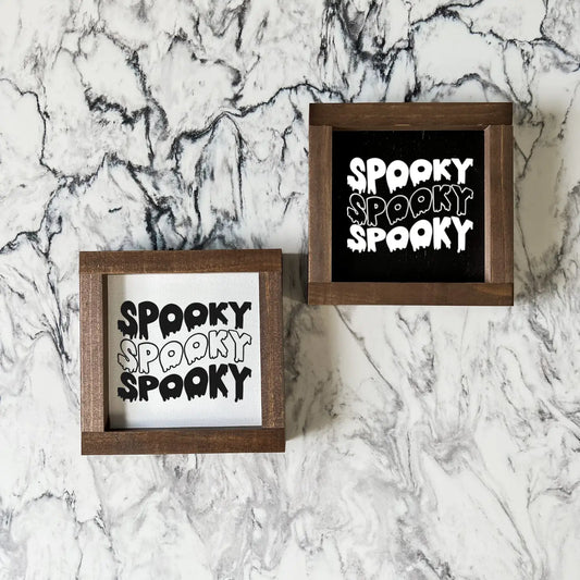 PREORDER: Spooky Halloween Wood Sign | Halloween Wall Decor