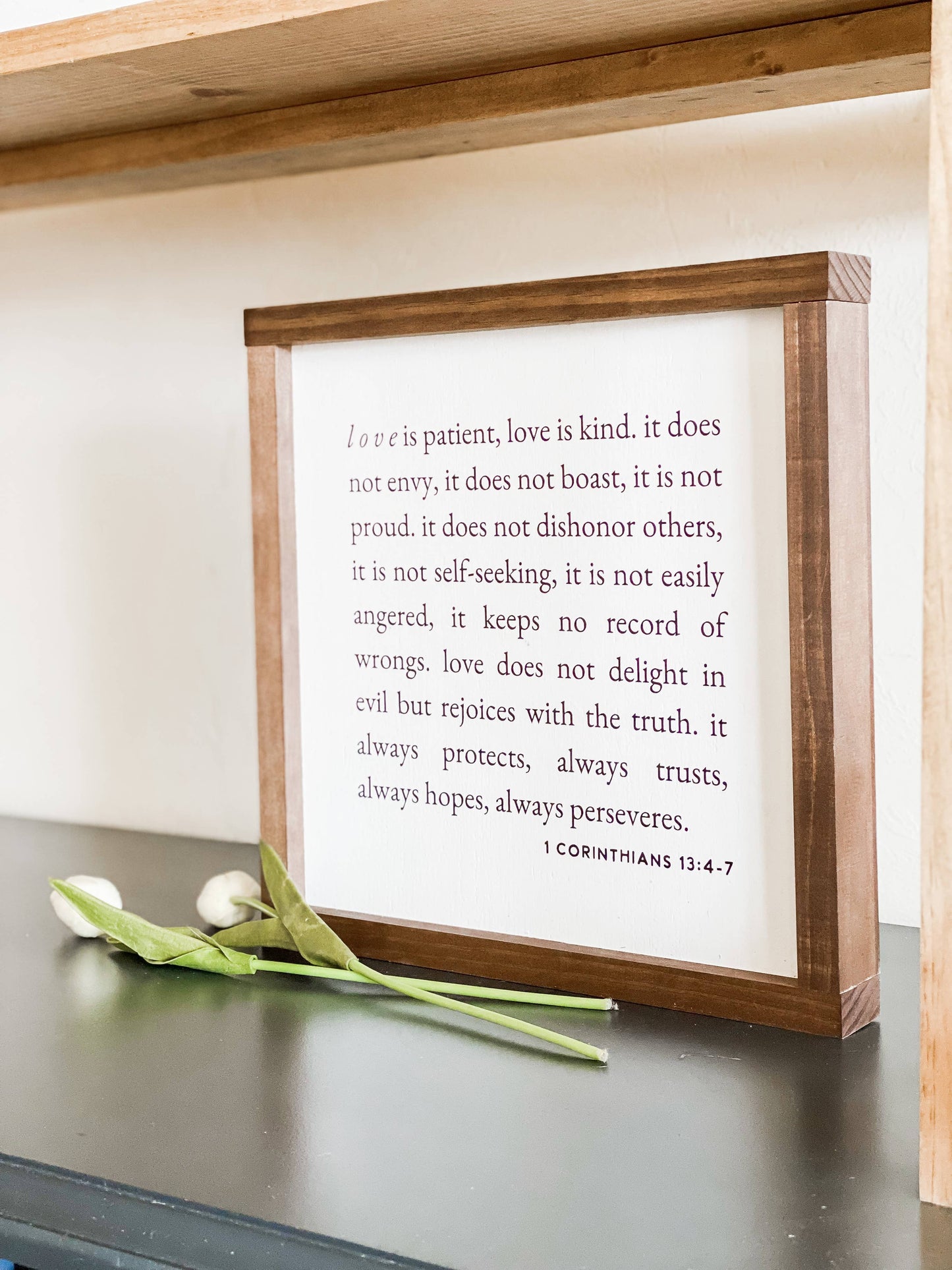 1 Corinthians 13 | Wall Art, Wall Decor, Home Decor