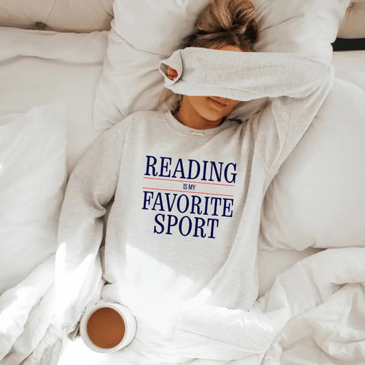 PREORDER: Reading Is My Favorite Sport Graphic Sweatshirt