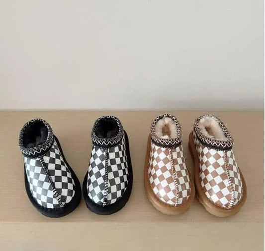 PREORDER: Mama/Mini Checkered Clogs