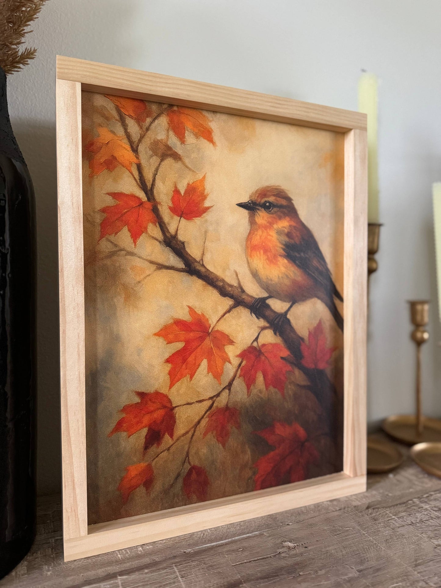 Fall Bird 13x17