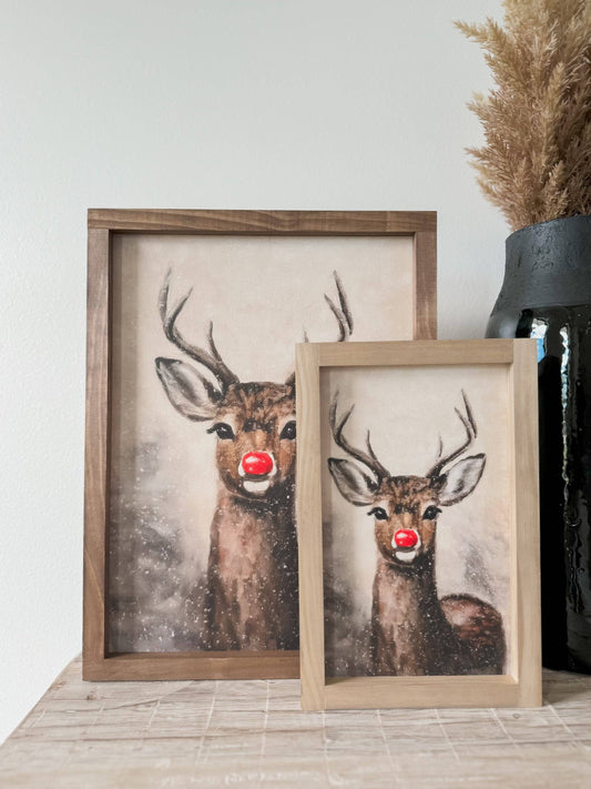 PREORDER: Rudolph Vintage Print | Christmas Decor