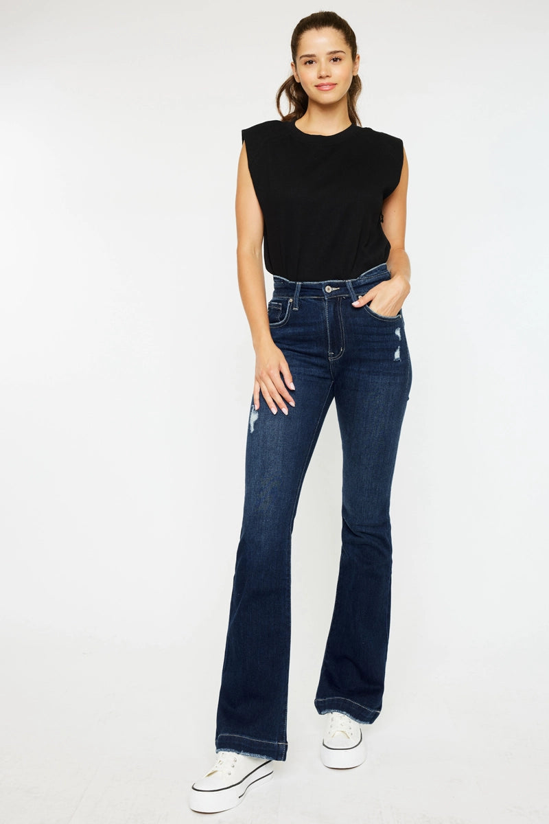 PREORDER: KanCan High Rise Wide Hem Bootcut JEANS