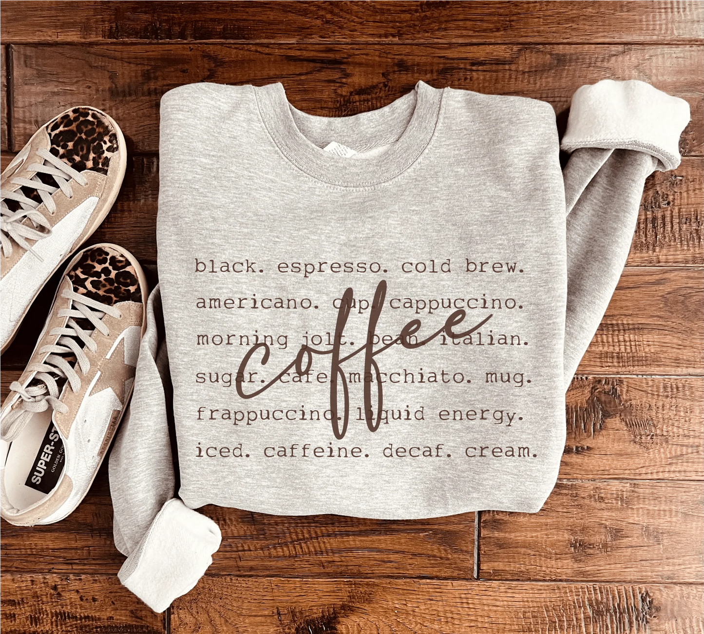 PREORDER: Coffee Words Sweatshirt