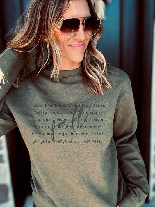 PREORDER: Fall Words SoftStyle Sweatshirt