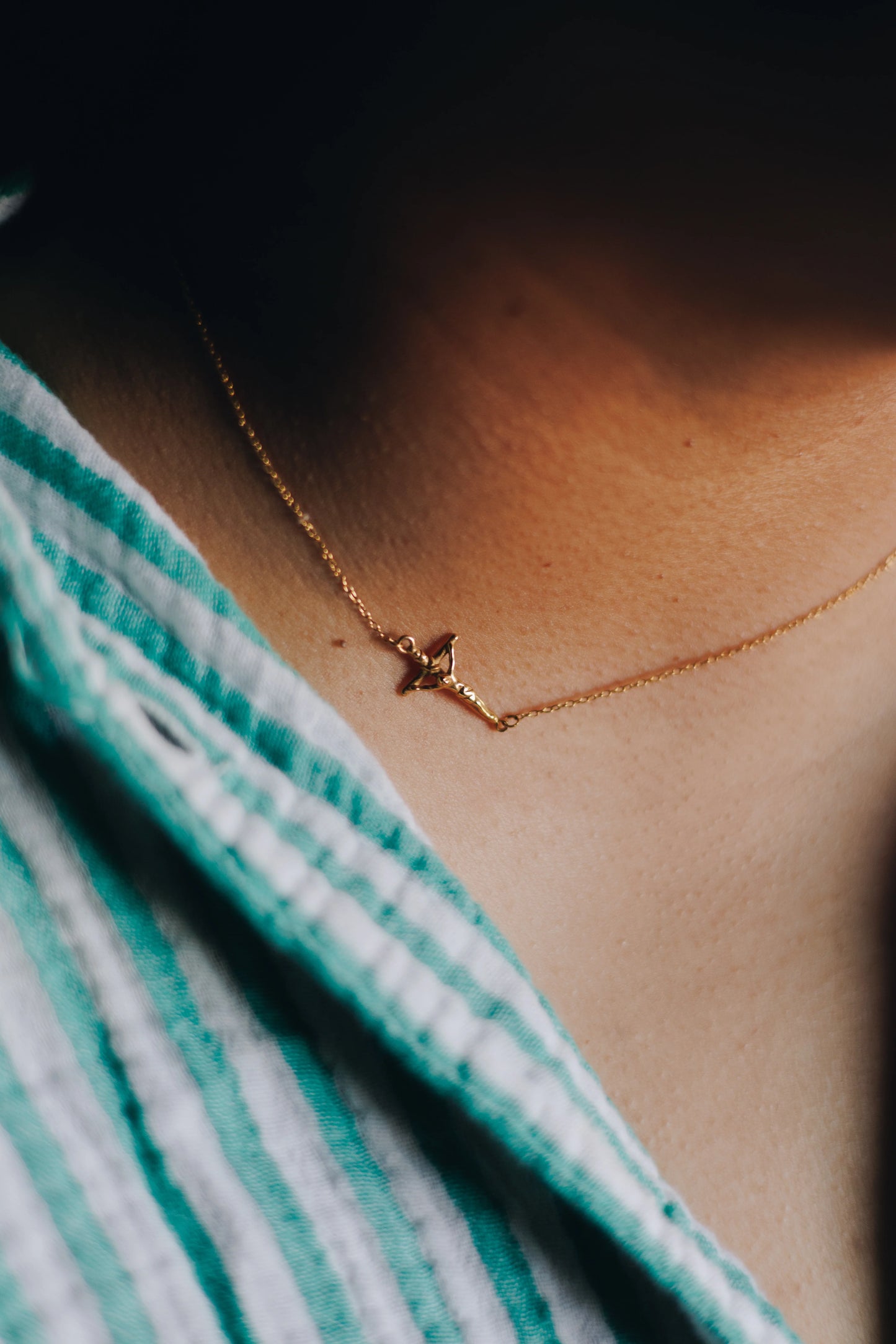PREORDER: By Your Side Necklace - Catholic Crucifix Necklace (Gold or Silver)