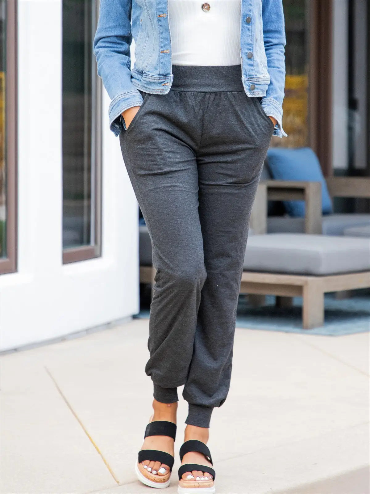 PREORDER: Cuffed Jogger Pocket Maeve Pants