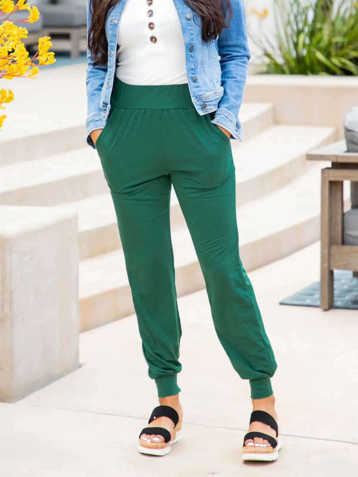 PREORDER: Cuffed Jogger Pocket Maeve Pants