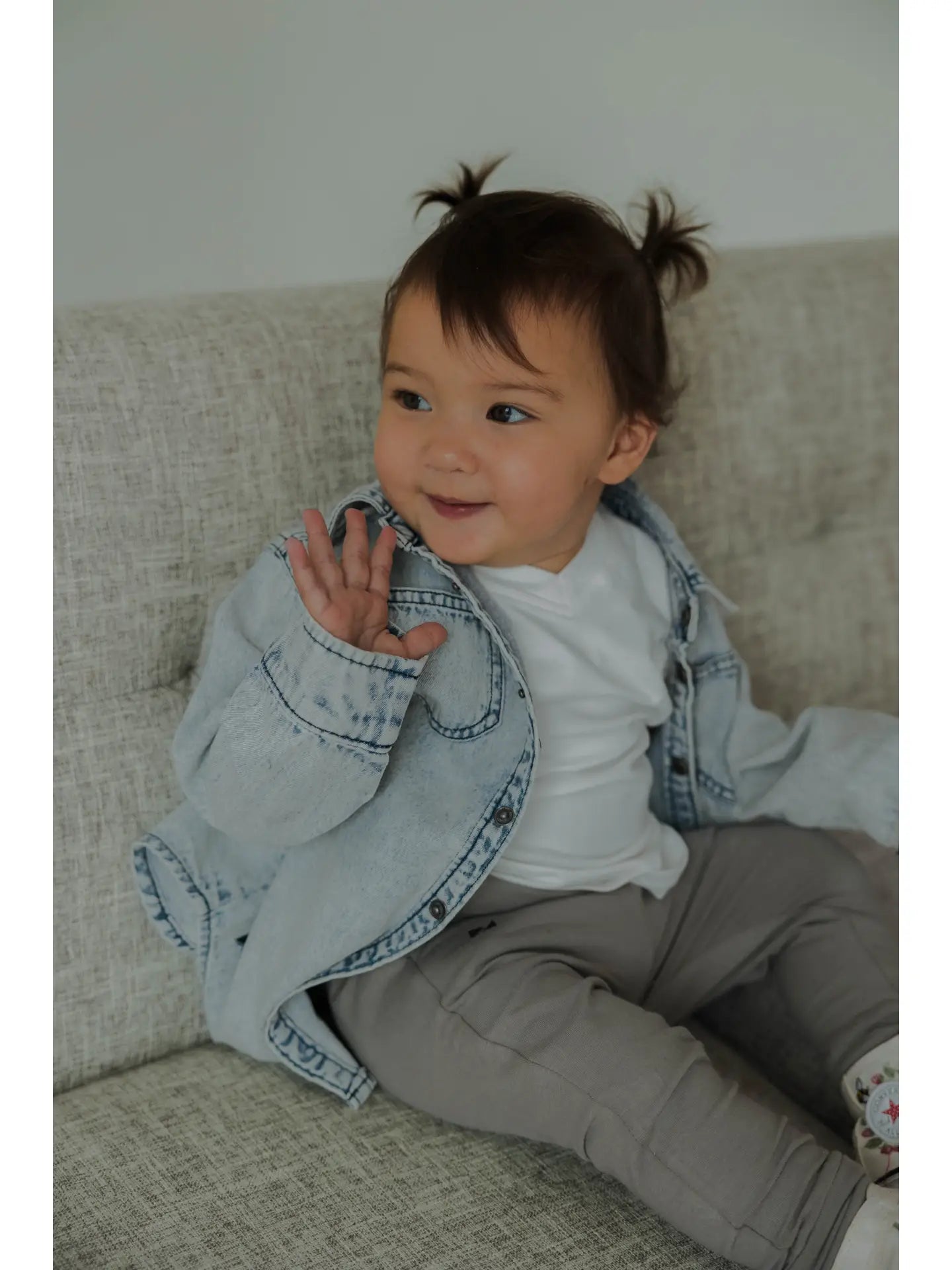 PREORDER: Heritage Denim Shacket | Kids