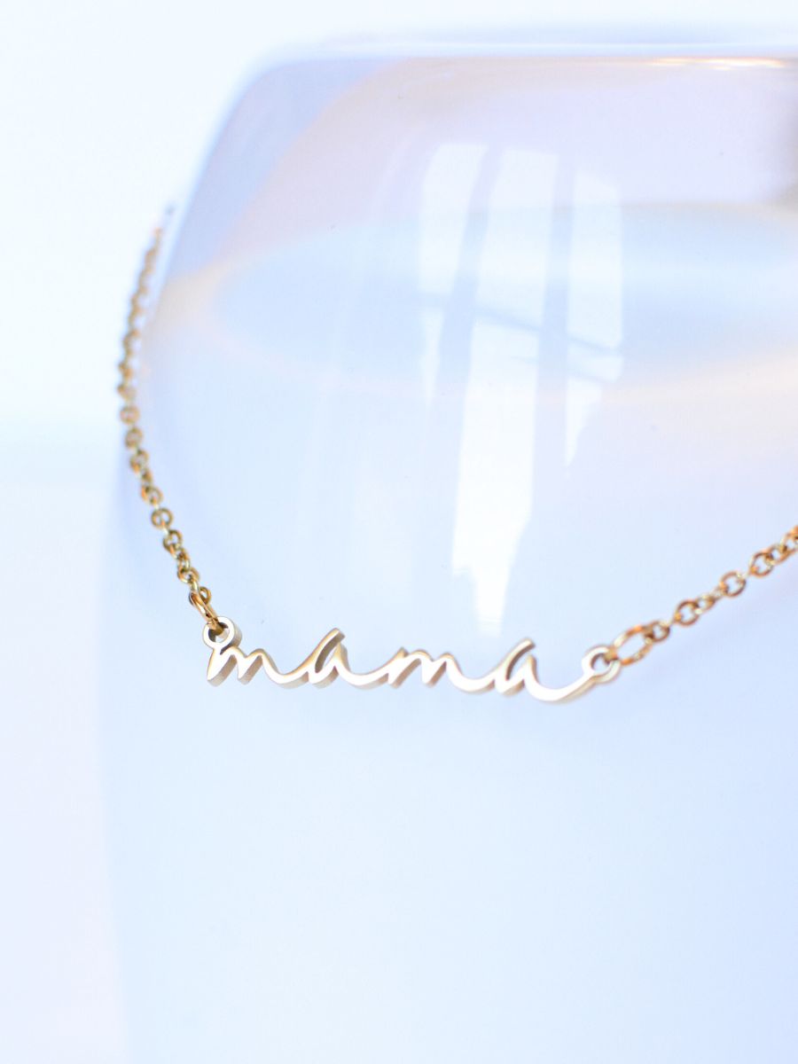 PREORDER: Mama Cursive Word Necklace