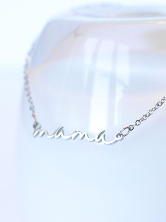 PREORDER: Mama Cursive Word Necklace