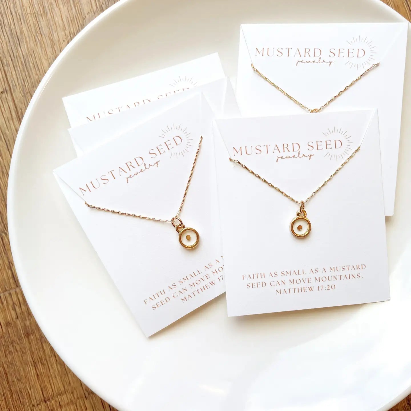 PREORDER: Mustard Seed Necklace