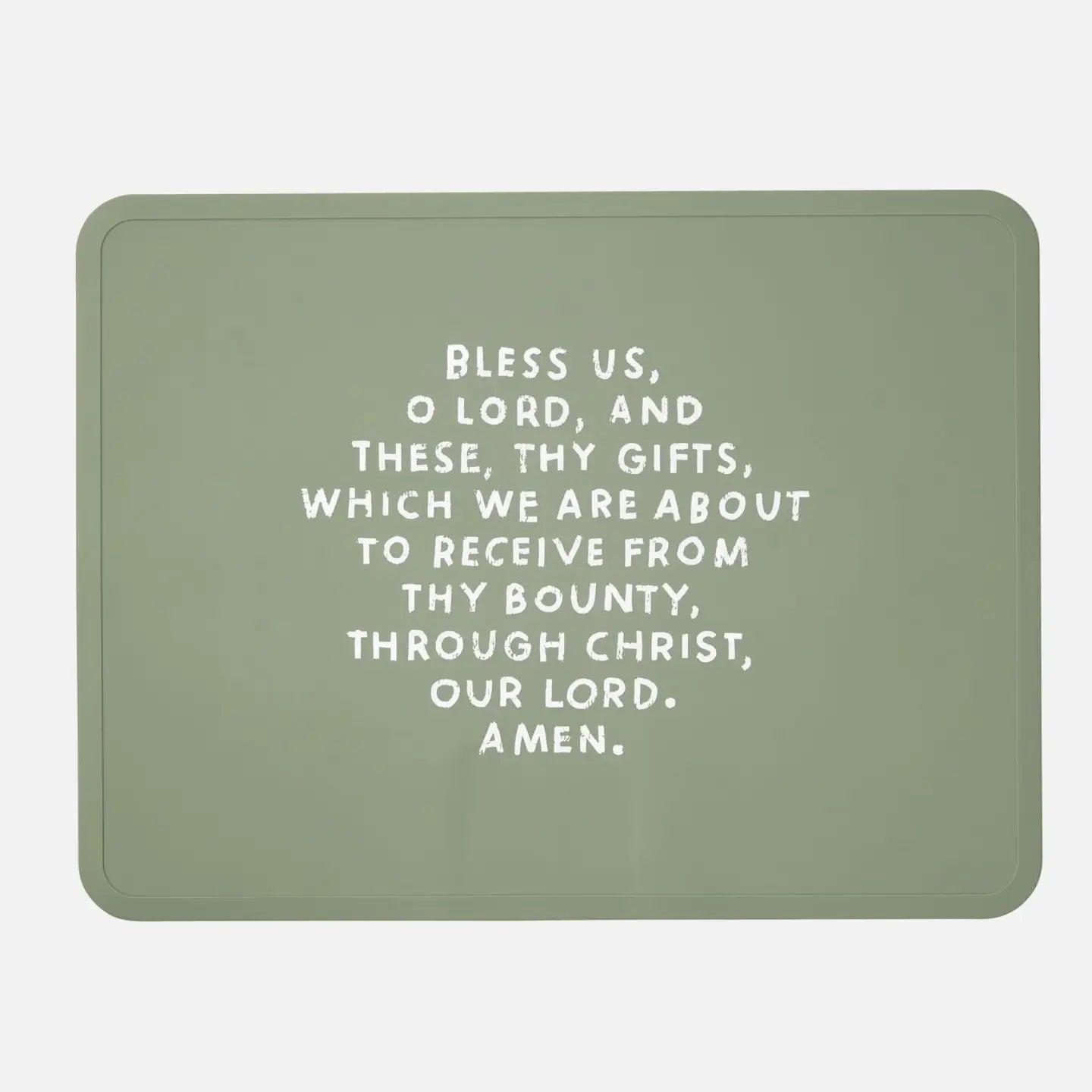 Meal Blessing Silicone Catholic Placemat