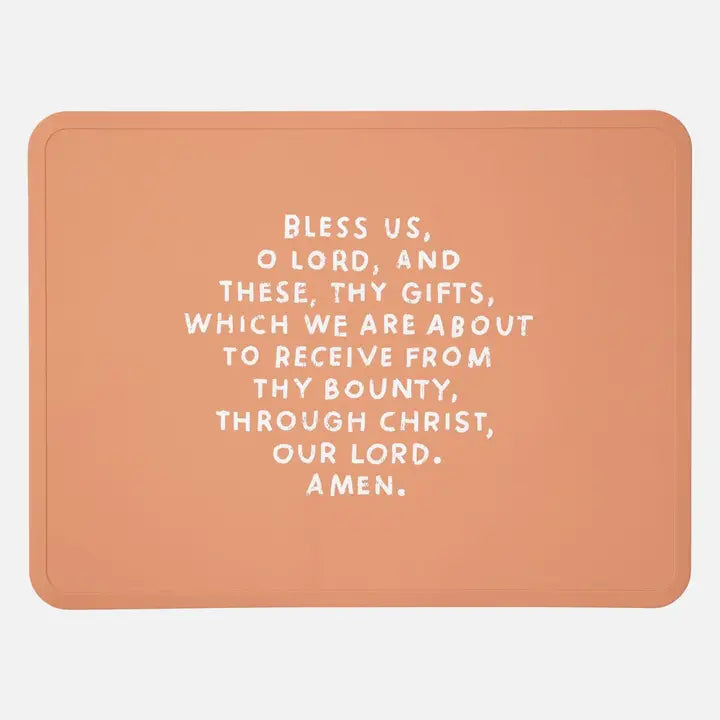 Meal Blessing Silicone Catholic Placemat