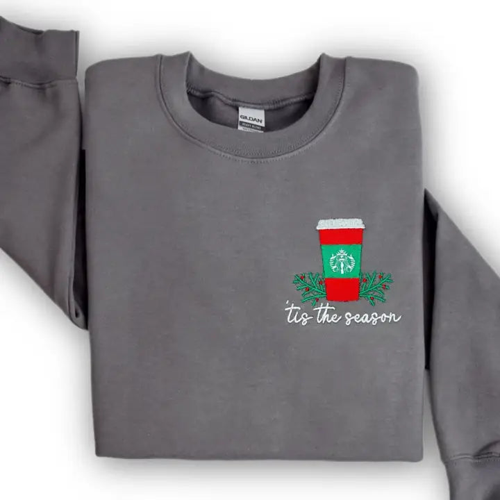 PREORDER: Starbucks 'Tis the Season Embroidered Sweatshirt