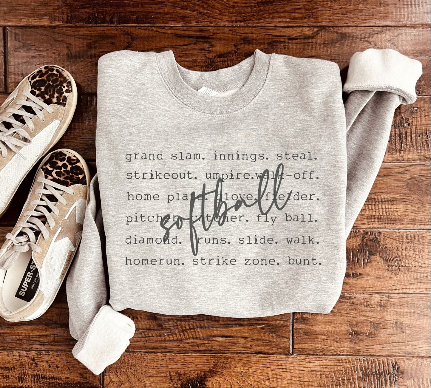 PREORDER: Softball Words Sweatshirt