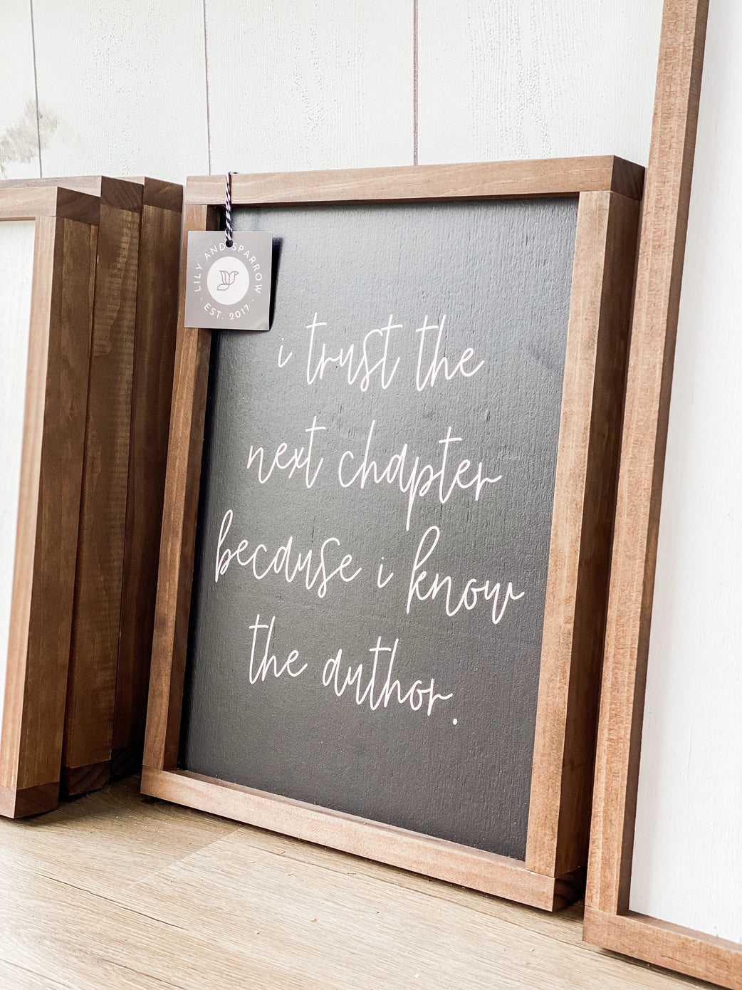 PREORDER: 8x12 Sign- I Trust the Next Chapter