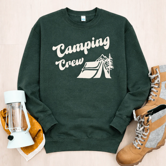 PREORDER: Camping Crew fleece sweatshirt