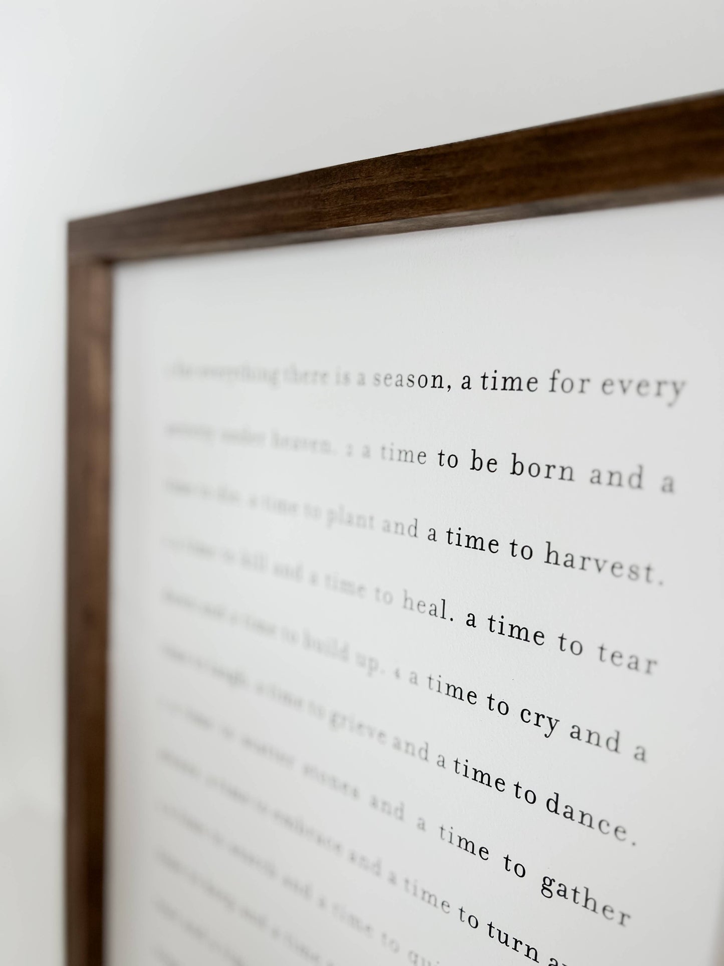 For Everything There Is A Season, Ecclesiastes 3 | Christian