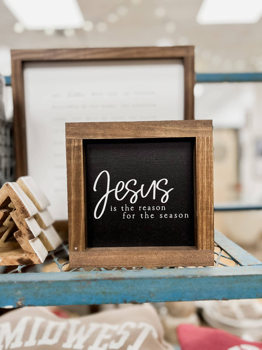 Jesus is the Reason for the Season | Christmas Wall Decor