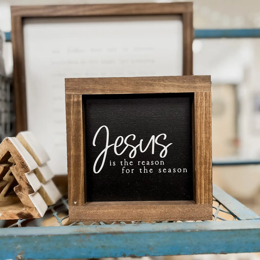 PREORDER: Jesus Is the Reason For the Season | Christmas Wall Decor