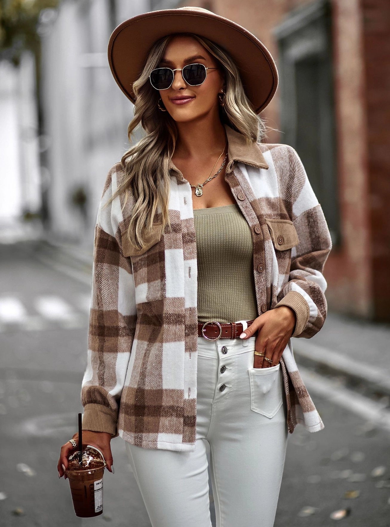 PREORDER: Plaid Button Down Shacket